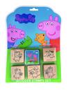 Peppa Pig. Wooden stamps set