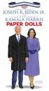 President Joseph R. Biden Jr. and Vice President Kamala Harris Paper Dolls