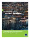 Office of the Special Project Facilitator's Lessons Learned