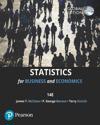 Statistics for Statistics for Business & Economics, Global Edition + MyLab Statistics with Pearson eText (Package)