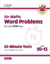 11+ CEM 10-Minute Tests: Maths Word Problems - Ages 10-11 Book 1 (with Online Edition): for the 2024 exams