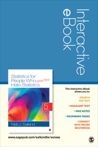 Statistics for People Who Think They Hate Statistics Interactive Ebook Access Code