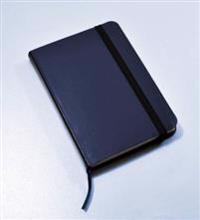Monsieur Notebook Navy Leather Plain Small