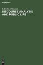 Discourse Analysis and Public Life