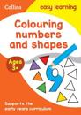 Colouring Numbers and Shapes Early Years Age 3+