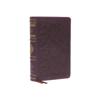NKJV, Personal Size Reference Bible, Sovereign Collection, Leathersoft, Purple, Red Letter, Thumb Indexed, Comfort Print