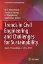 Trends in Civil Engineering and Challenges for Sustainability