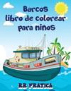 Barcos libro de colorear para niños