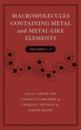 Macromolecules Containing Metal and Metal-Like Elements, Volumes 1 -7 Set,