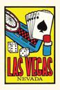 Vintage Journal Las Vegas Gambling Cards and Dice
