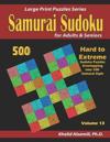 Samurai Sudoku for Adults & Seniors