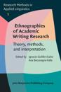 Ethnographies of Academic Writing Research