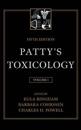 Patty's Toxicology, 5th Edition, 8 Volume + Index Set, 5th Edition