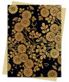 Uematsu Hobi: Box decorated with Chrysanthemums Greeting Card Pack