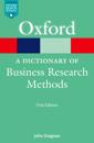 Dictionary of Business Research Methods
