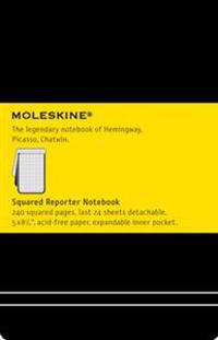 Moleskine Squared Reporter Notebook Large
