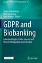 GDPR and Biobanking