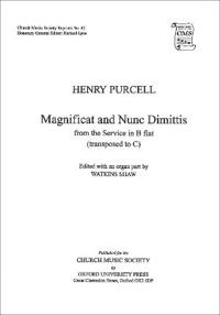 Magnificat and Nunc Dimittis from B flat service