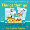 Usborne First Jigsaws And Book: Things that go
