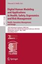 Digital Human Modeling and Applications in Health, Safety, Ergonomics and Risk Management. Health, Operations Management, and Design