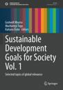 Sustainable Development Goals for Society Vol. 1