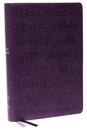 KJV Holy Bible: Large Print with 53,000 Cross References, Purple Leathersoft, Red Letter, Comfort Print: King James Version (Verse Art Cover Collection)