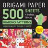 Origami Paper 500 sheets Kimono Patterns  4" (10 cm)
