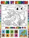 Color by Numbers for Kids Ages 4-8
