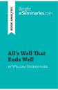 All's Well That Ends Well by William Shakespeare (Book Analysis)