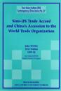 Sino-us Trade Accord And China's Accession To The World Trade Organization