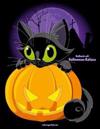 Malbuch mit Halloween-Katzen 1