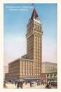 Vintage Journal Tribune Tower, Oakland, California