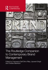 Routledge Companion to Contemporary Brand Management