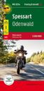 Spessart, motorcycle map 1:200,000, freytagberndt