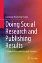 Doing Social Research and Publishing Results