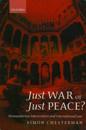 Just War or Just Peace?