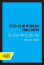 Studies in Medieval Philosophy, Science, and Logic