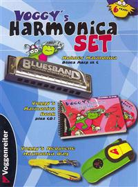 Voggy's Harmonica Set: Hohner Harmonica, Blues Harp in C [With CD and Neoprene Harmonica Bag and Harmonica]