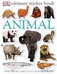 Ultimate Sticker Book: Animal: Over 60 Reusable Full-Color Stickers