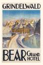 Vintage Journal Grindelwald Bear Grand Hotel