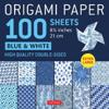 Origami Paper Blue & White