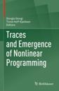 Traces and Emergence of Nonlinear Programming