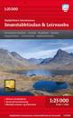 Høyfjellskart Jotunheimen: Smørstabbstindan & Leirvassbu