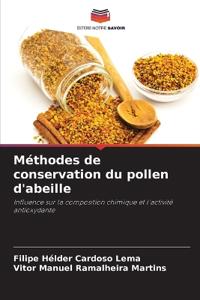 Méthodes de conservation du pollen d'abeille - Filipe Hélder