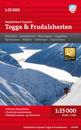 Høyfjellskart Sogndal: Togga og Frudalshesten