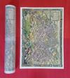 A Birmingham 1730 Picture Map - Old Map Supplied Rolled in a Clear Two Part Screw Presentation Tube -- Print Size 45cm x 32cm