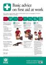 Basic advice on first aid at work poster (A3)