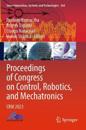 Proceedings of Congress on Control, Robotics, and Mechatronics