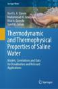 Thermodynamic and Thermophysical Properties of Saline Water