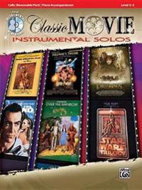 Classic Movie Instrumental Solos for Strings: Cello, Book & CD